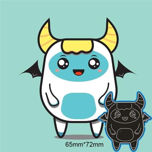 65*72mm Little monster new Metal Cutting Dies for decor card DIY Scrapbooking stencil Paper Album template Dies