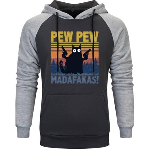 Raglan Hoody For Mens K-pop Pew Madafakas Sweatshirts and Hoodie Tops New Arrival 2020 Pullovers Hip Hop Retro Moletom Masculino