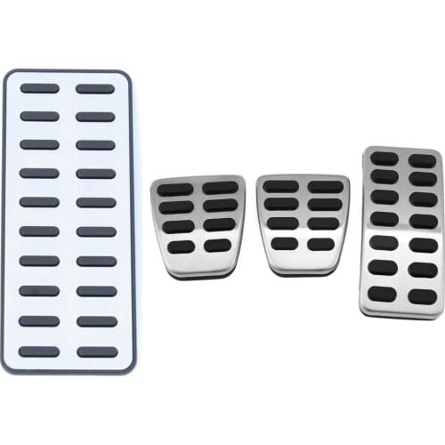 Stainless Steel Car Pedals Car Pedal Cover for Kia K2 Rio Soul KX3 2015-2018 Auto Parts Accessories