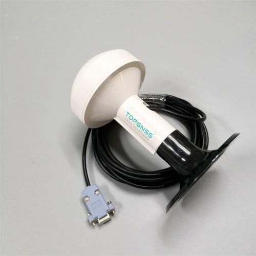 NMEA0183 9600 baud rate 5V DB9 Female Agricultural GNSS receiver RS232 GPS antenna module marine mushroom head housing