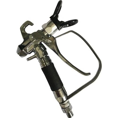 Four Fingers Airless Paint Spray Gun High Pressure 3600Psi with 517 Tip Swivel Joint & Tip Guard