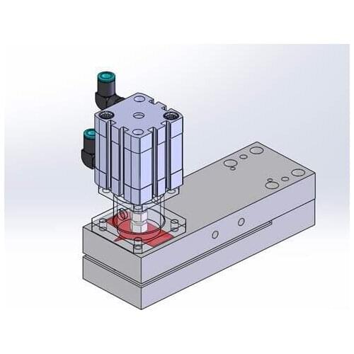 Pneumatic round corner hole punchin tool R15 for packing bag