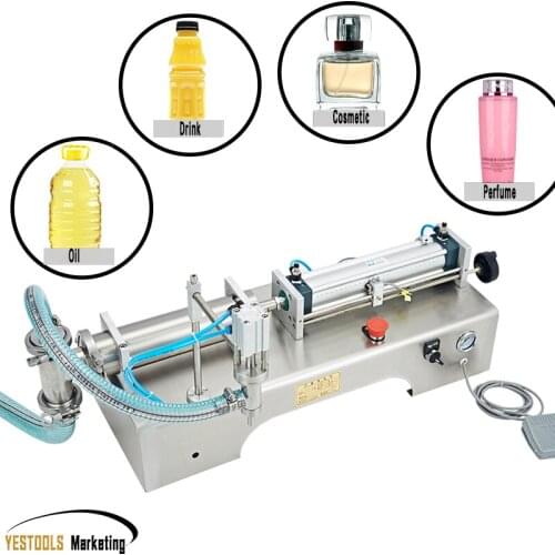 Semi automatic One Head High Accuracy Viscous Liquid Filling Machine Beverage milk olive small soft drink oil liquid filler