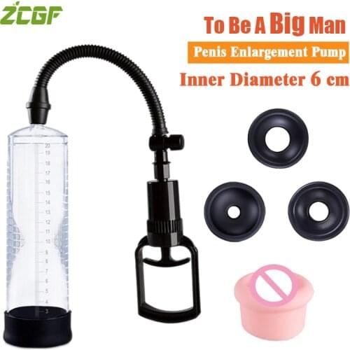 Drop Shipping Penis Pump Enlargement Vacuum Extender Vacuum Increase Length Enlarger Men Sex Toy Adult Sexy Product Device