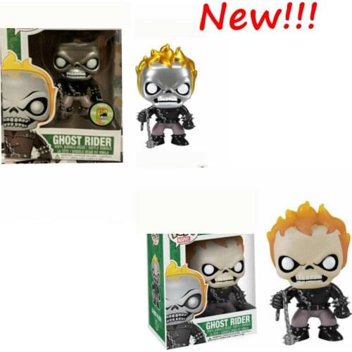 Funko Pop!! Marvel Ghost Rider Action Figures 10cm Pvc Model Doll Collection Toys for Children Christmas Birthday Gifts
