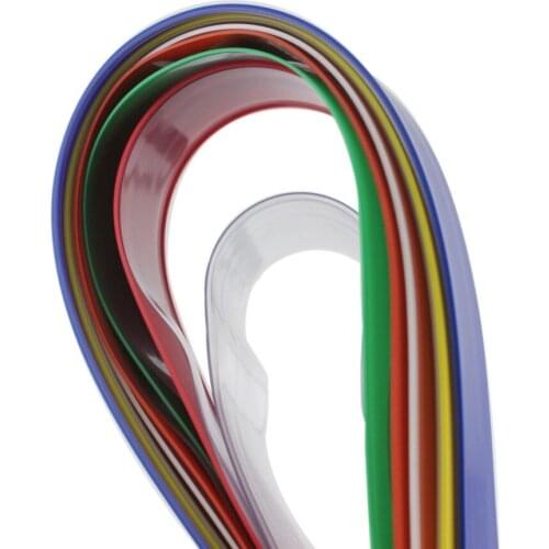 6cm Self Adhesive Plastic Data Strip Transparent Clear Gondola Shelving Label Holder Clip Ticket Channel