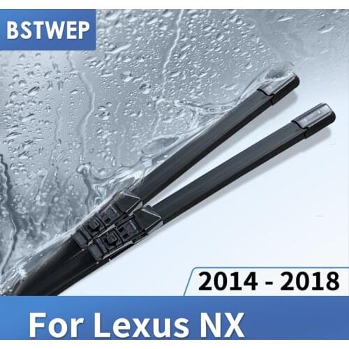BSTWEP Windscreen Wiper Blades for Lexus NX Series NX 200t 300h Fit Push Button Arms 2014 2015 2016 2017 2018