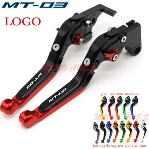 For YAMAHA MT-03 MT03 MT 03 2015 2016 2017 2018 Motorcycle Accessories Folding Extendable Brake Clutch Levers