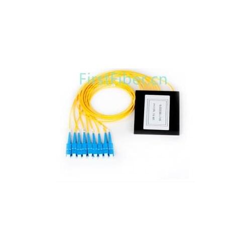 2 x 8 SC APC UPC Cassette Type PLC Splitter, (1xN, 2xN for Option) , G657A Fiber, with Plastic ABS Box Package