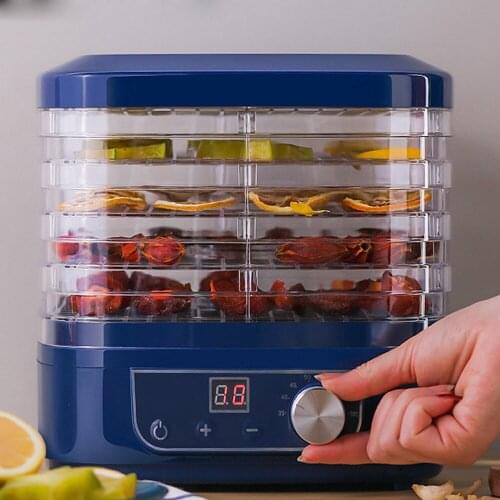 220V Dried Fruit Vegetables Herb Meat Machine Household MINI Food Dehydrators Pet Meat Dehydrated 5 trays Snacks Air Dryer