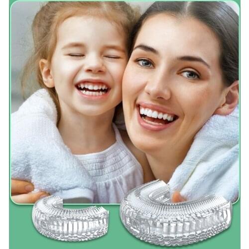 U-Type Transparent Silicone Replacement Head for Automatic Toothbrush Ultrasonic Toothbrush Electric Toothbrush