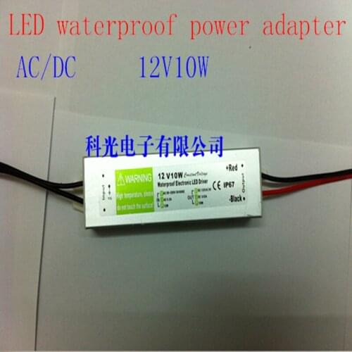 Waterproof LED power supply 12V 24V 10W 15W power adapter IP67 transformer AC100-240V to 12v for strip