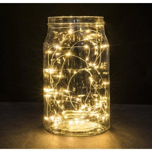 1M String Fairy Bottle Light 10 LED Battery Operated Xmas Party Holiday DIY Lights Wedding Decoration Party Bottle Table Lamp