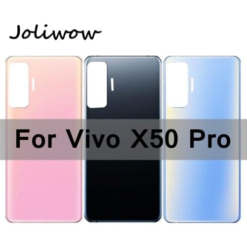6.56" For Vivo X50 Pro Back Battery Cover Housing Door Glass Case for VIVO X50 Pro Battery Cover