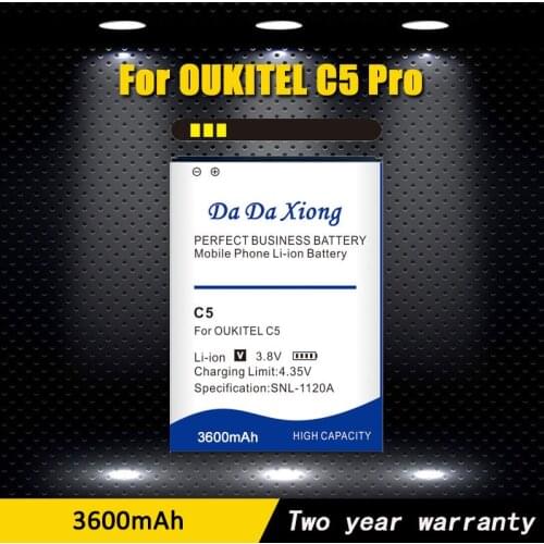 3600mAh Battery for OUKITEL C5 OUKITEL C5 Pro High Quality Mobile Phone Replacement Accumulator