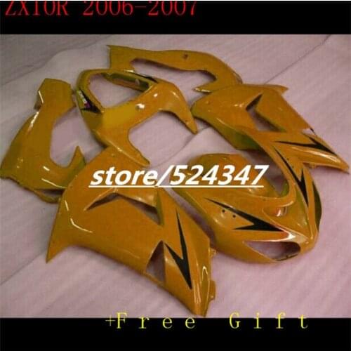 Free Custom New ABS Full Fairings Kit Fit for kawasaki Ninja ZX10R 2006 2007 06 07 10R ZX-10R Body set Cool