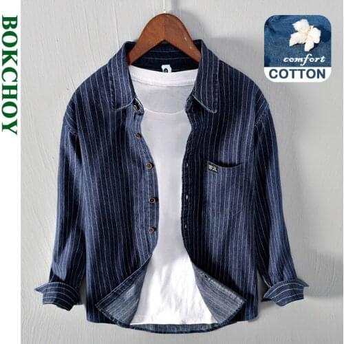 Мужские классические рубашки BOKCHOY China At AliExpress