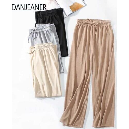 DANJEANER Women's Straight Trousers