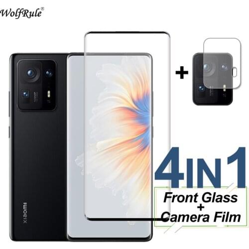 Full Cover Curved Glass For Xiaomi Mi Mix 4 Screen Protector Tempered Glass Protective Phone Camera Film For Xiaomi Mi Mix4