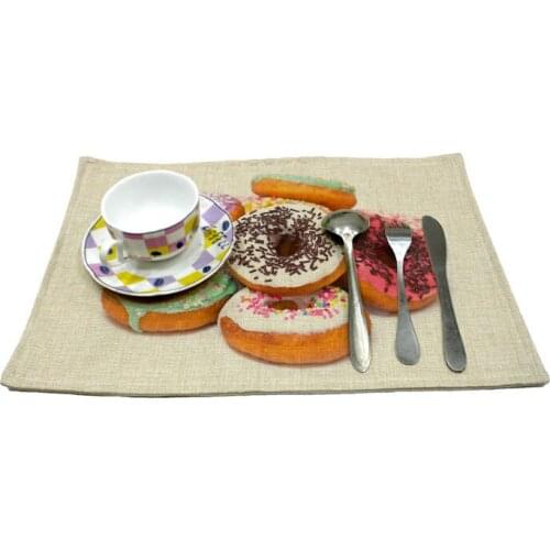 Donuts pattern print insulation pad Table mat Placemat Bowl mat Waterproof cloth pads Anti slip mat