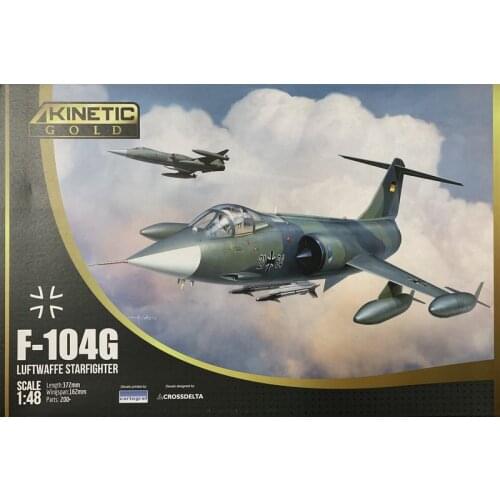 KINETIC K48083 1/48 F-104G Luftwaffe Fighter - Scale Model Kit