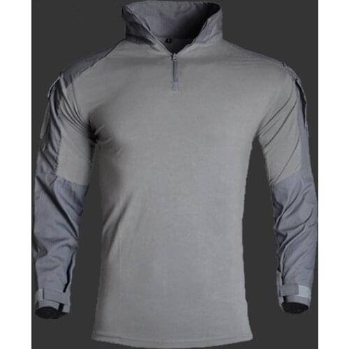 Field Combat Training Army Fans Uniform Set Men Camping Shooting Outdoor Camouflage Long Sleeve Military Tactical Shirt + Pants