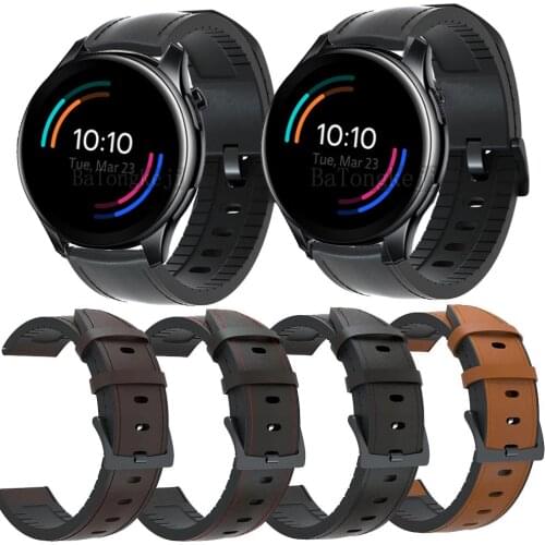 Leather Watch Band for Oneplus Watch Strap One Plus Smartwatch Bracelet Watchband Sport Replaceable Wristband Belt correa