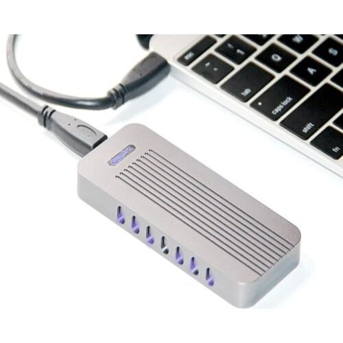 M key NVME PCI Express M.2 SSD HDD Enclosure USB3.1 to PCI-e 3.0 4x NGFF 2280 Mobile Box for Samsung 960 EVO PM961 PM951