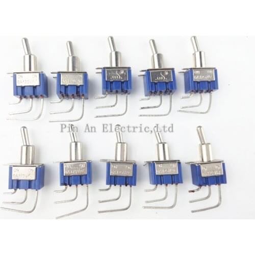 MTS-102/C4 6mm Miniature toggle switch ON-ON