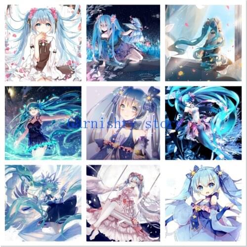 Full Square/Round Drill 5D DIY Diamond Painting Diamond Embroidery Cross Stitch Kits Home Decor Anime Future Girl
