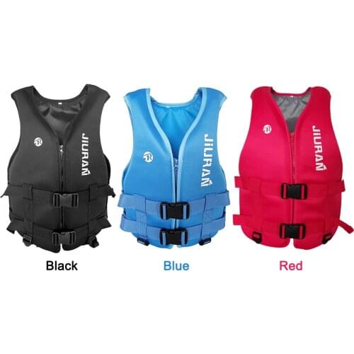 Neoprene Outdoor Swimming Boating Skiing Sailing Driving Vest Life Jacket for Adult Children Survival Suit Water Sports Safety
