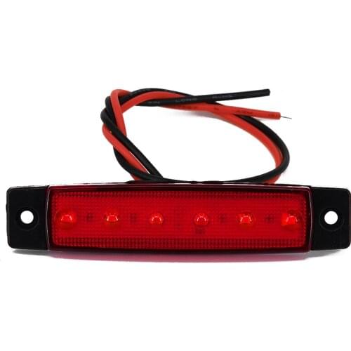 Turn Marker Light Tail Light for Truck Trailer RV Boat DC 12V Low Power Consumption Double-sided panel Waterproof