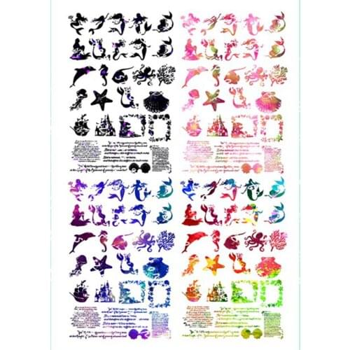 1pcs Mermaid stars dolphin frame transparent material With use of epoxy Mold Making Mould Jewelry Tool filling for DIY jewelry