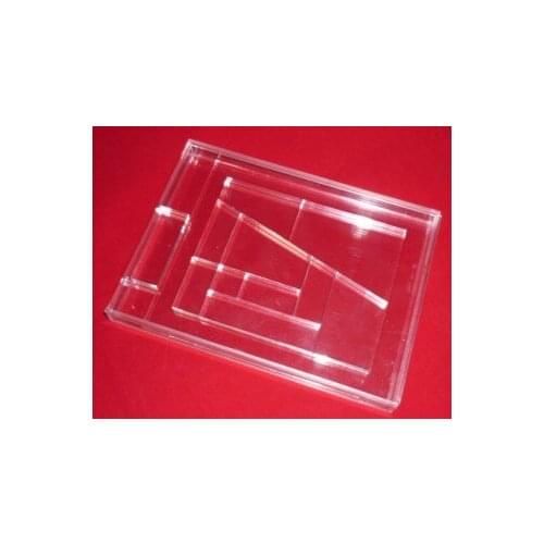 Transparent Building Block (with box) Magic Tricks Stage Close Up Magia Mentalism Gimmick Props for Professional Magicians