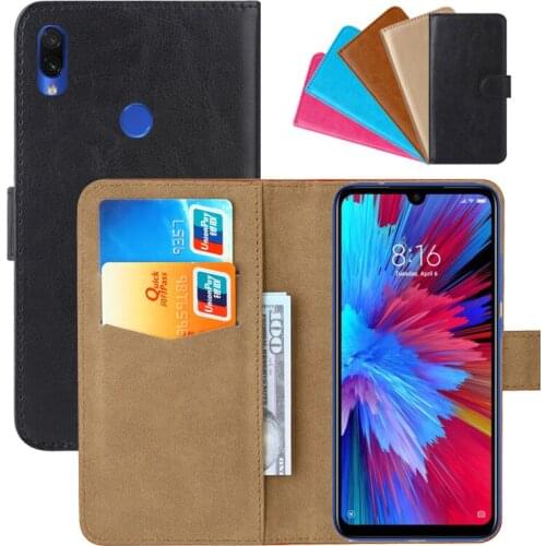 Luxury Wallet Case For Xiaomi Redmi Note 7S PU Leather Retro Flip Cover Magnetic Fashion Cases Strap