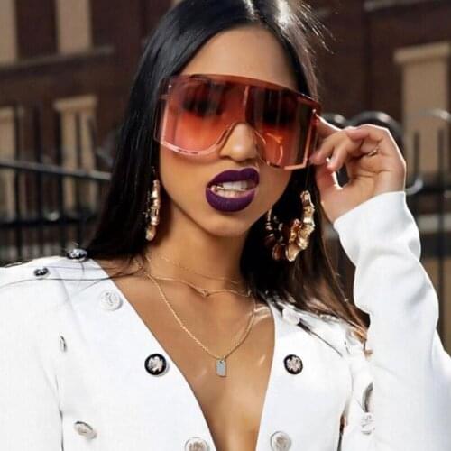New personality sunglasses female western fashion frameless windproof sunglasses female cross-border conjoined sunglasses female