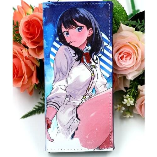 SSSS GRIDMAN Anime Long Synthetic Leather Wallet Takarada Rikka Card Holder Purse