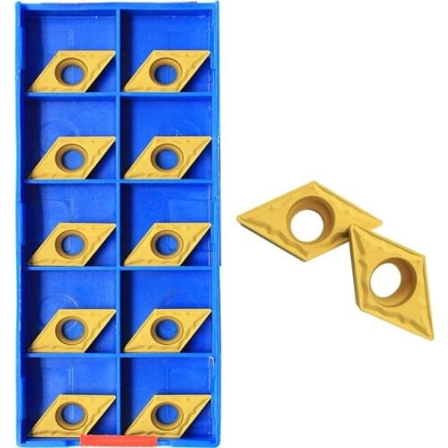 10PCS DCMT11T304 HMP NC3020 carbide inserts Internal Turning tool DCMT 11T304 Lathe Tools Milling cutter CNC tool