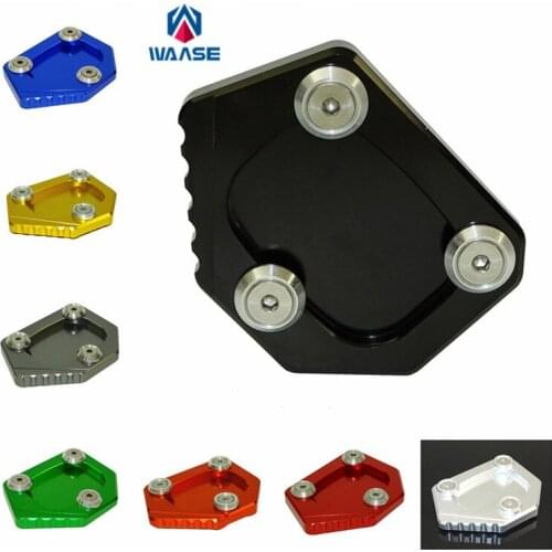 Waase Kickstand Foot Side Stand Extension Pad Support Plate For Honda CBR500R CB500F CB500X 2013 2014 2015 2013 2014 2015
