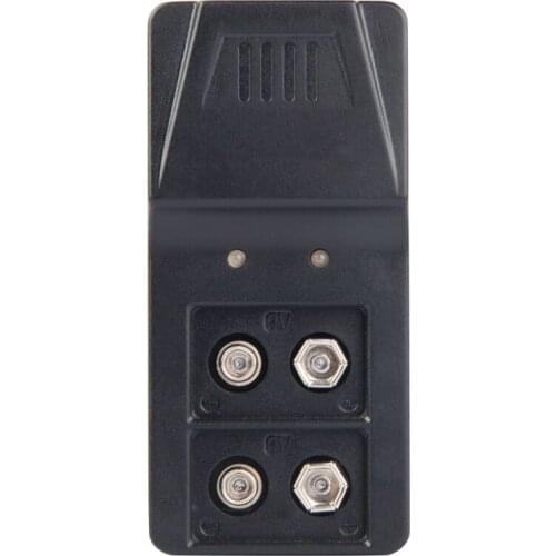 USB 9V 6F22 Battery Charger 2 Slot for 9V Rechargeable Li-lon and Ni-MH battery
