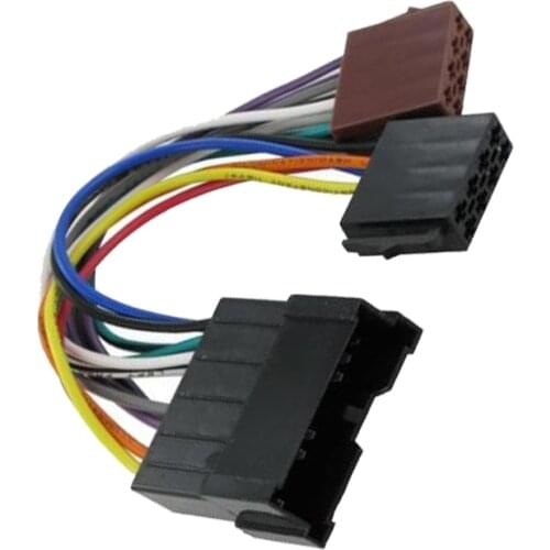 Car ISO WIRING HARNESS Radio Plug Cable Loom for Hyundai H1 Santa Fe Sonata Tucson Accent Tiburon Getz Elantra Lantra