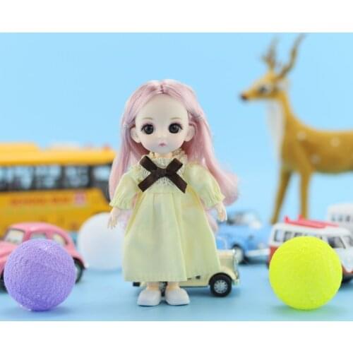 1/8 Dolls Clothes for 16cm Doll Skirt Costume Girl Play House DIY Dress-up Girls Toys Accessories Gifts
