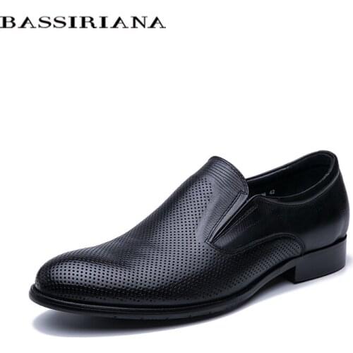 BASSIRIANA Mens Leather Shoes