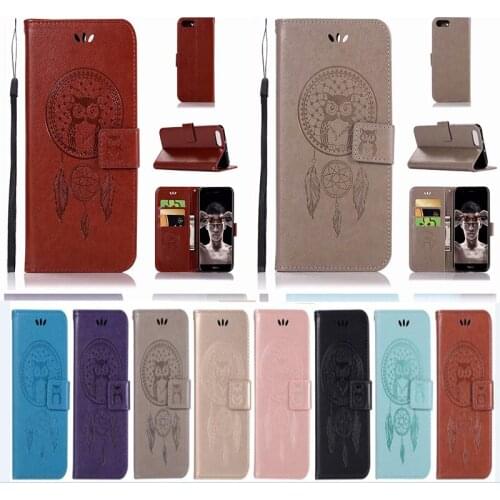 For Huawei Honor View 10 Wallet Flip PU Leather Case On Y9 2018 Case For Huawei Honor View 10 With Card Holder And Strap