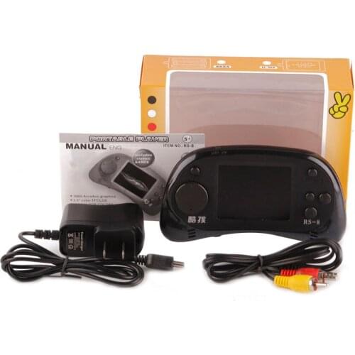 Coolboy RS-8 2.5 inch TFT Display Handheld Video Game Console Built-in 260 Classic Games with AV Cable Support TV