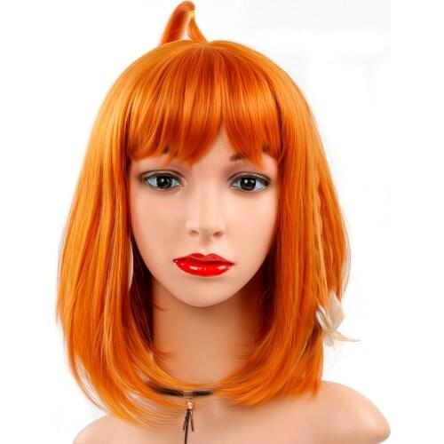 Short Bob Wigs For Women Synthetic Heat Resistant Fiber Women Hair 12 inch Cosplay