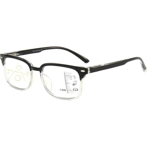 2020 PC Progressive multifocal reading glasses men smart zoom reading glasses women far and near anti-blue presbyopic eyewear