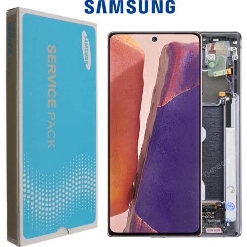New SUPER AMOLED For Samsung Galaxy Note20 LCD display SM-N980F SM-N980F/DS N981B 5G Touch Screen Digitizer Display Replacement