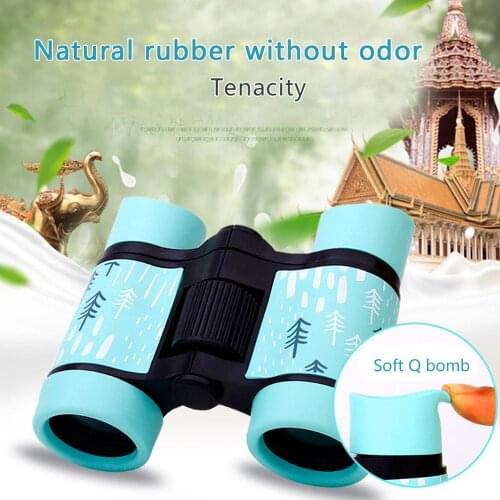Newly High Quality Binoculars 4x30 Telescope Rubber Anti-skid Portable Gifts for Children Kids Outdoor