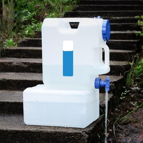 15 Liters PE Camping Water Reservoir Water Canister With Fixed Drain Cock/Water Spout Car Accessories Water Tank